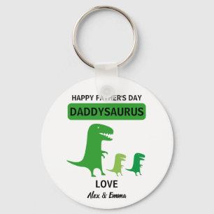 Daddysaurus, Personalized Father's Day Key Ring