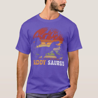 Daddysaurus Re Dinosaur Daddy Saurus Family Mat gi T-Shirt