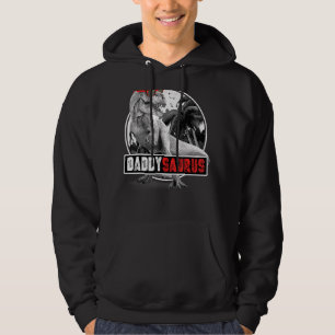 Daddysaurus Rex Dad Dinosaur Daddy Saurus Fathers Hoodie