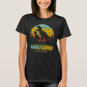Daddysaurus Rex Dinosaur Dad Daddy Saurus Family M T-Shirt
