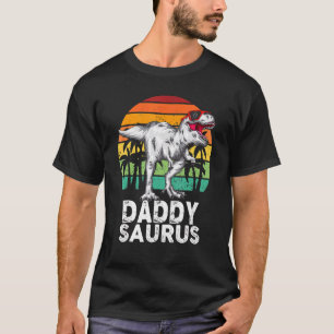Daddysaurus Rex Dinosaur Dad Saurus Family Matchi T-Shirt