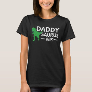 Daddysaurus Rex Dinosaur  Daddy Saurus Fathers Day T-Shirt