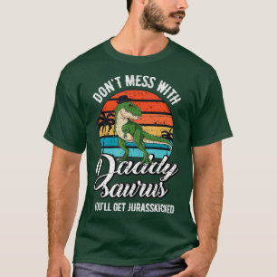 Daddysaurus Rex Dinosaur Daddy T-Rex Fathers Day T-Shirt