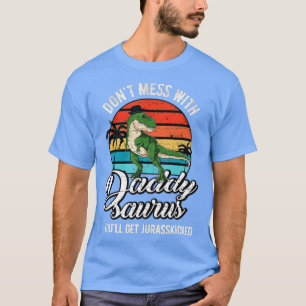 Daddysaurus Rex Dinosaur Daddy T-Rex Father's Day T-Shirt