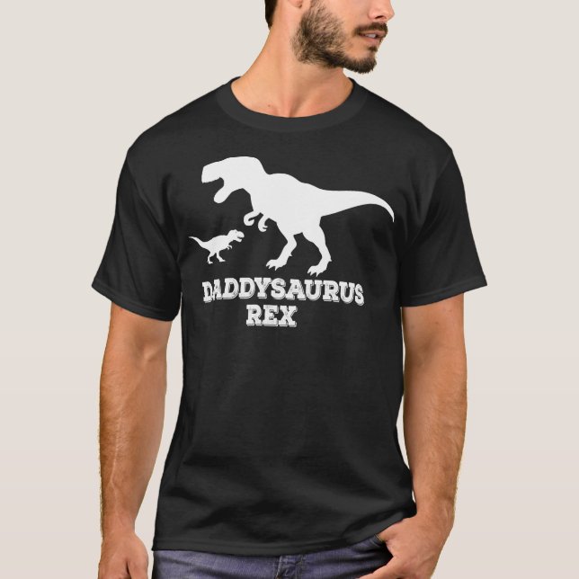 Daddysaurus Rex Essential T-Shirt (Front)