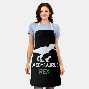 Daddysaurus Rex Of Kid Father's Day Apron
