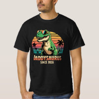 Daddysaurus Since 2026 – Funny New Dad Dinosaur Sh