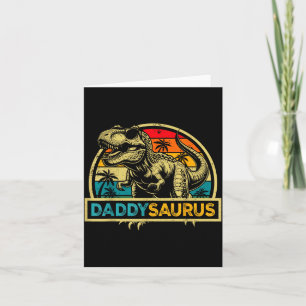 Daddysaurus T Rex Dinosaur Daddy Saurus Family Mat Card