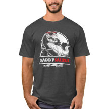 Daddysaurus T shirt Fathers Day Gifts T rex Daddy
