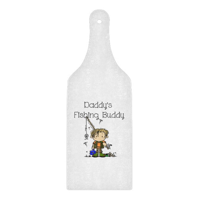 DADFISHINGBUDDY.png Cutting Board (Front)