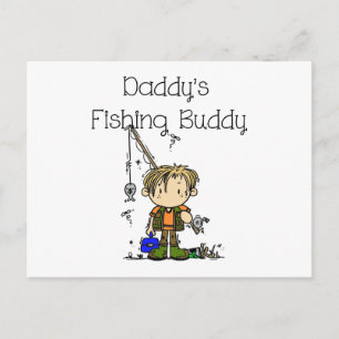 DADFISHINGBUDDY.png Postcard