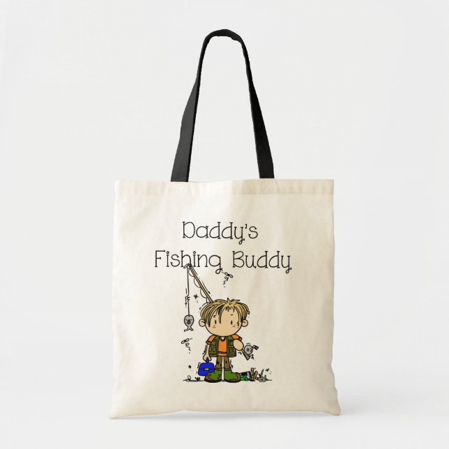 DADFISHINGBUDDY.png Tote Bag (Front)