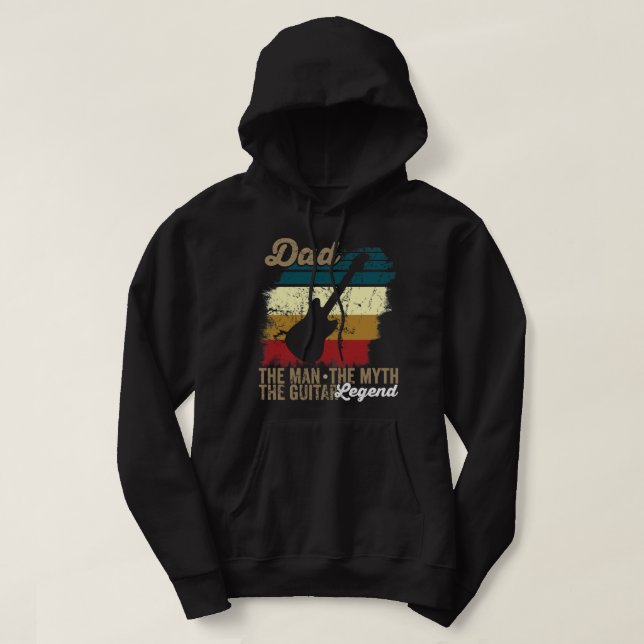 Dadhe manhe mythhe guitar LEGEND_475 Hoodie (Design Front)