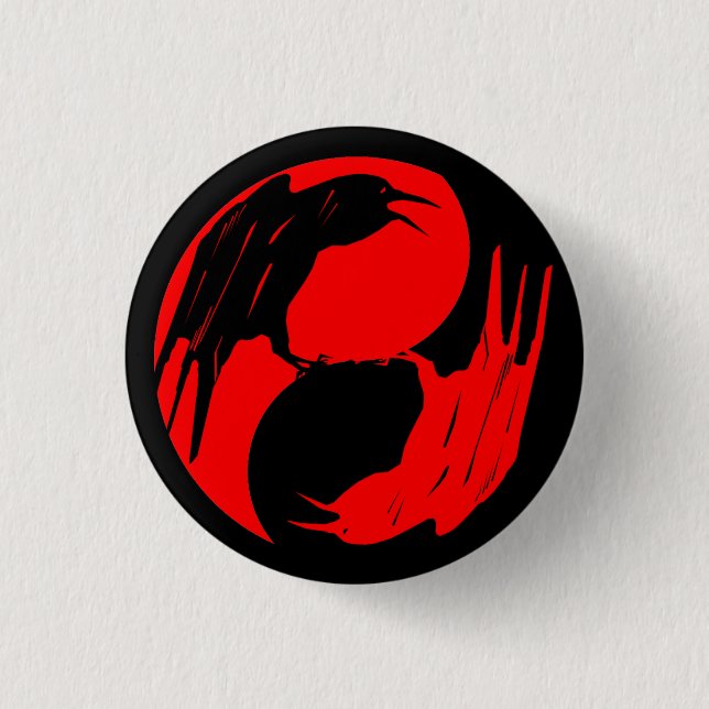 Dadinga crow button (Front)