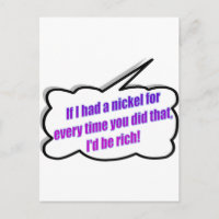 Dadisms, If I had a nickel