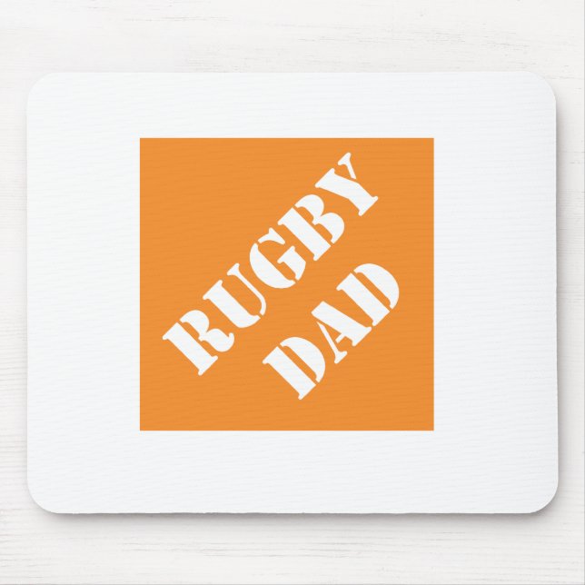 Dadisms Rugby Dad Mouse Mat (Front)