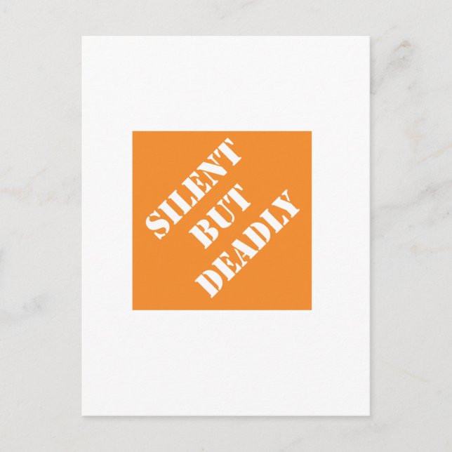 Dadisms Silent but deadly Postcard (Front)