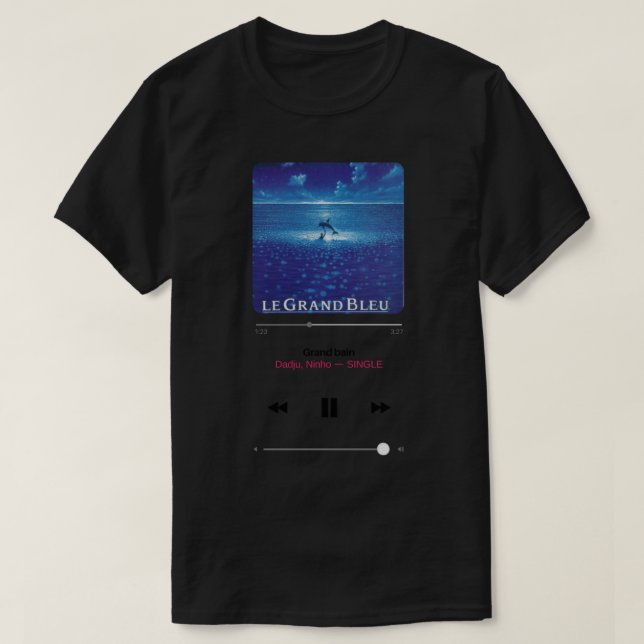 Dadju Ninho le grand bleu  classique T-Shirt (Design Front)