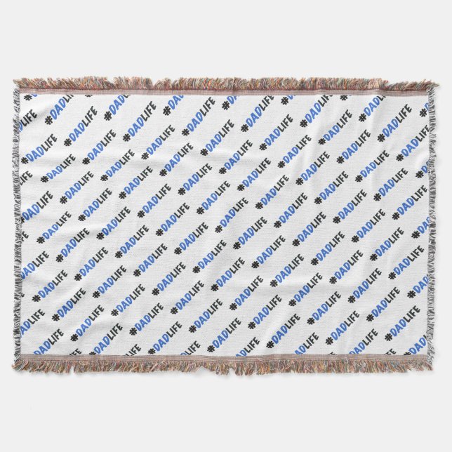 #DADLIFE Throw Blanket 54” X 38” (Front)