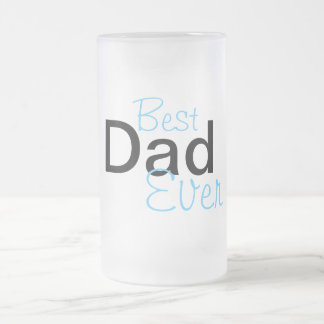 DadMug Frosted Glass Beer Mug