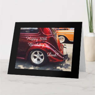 Dad's 80th birthday card