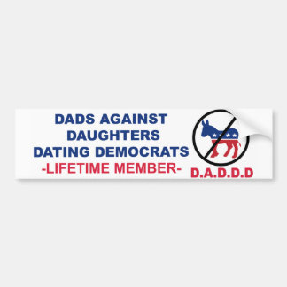 Dads Against Daughters Dating Democrats Sticker