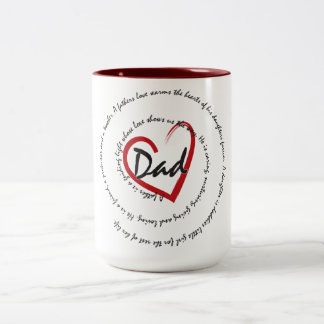 Dads and Fathers Two-Tone Coffee Mug