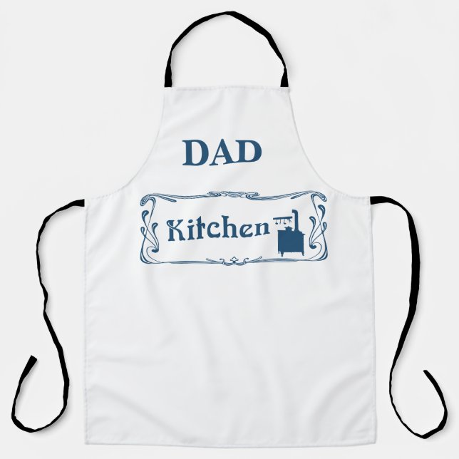 Dad's Apron - Father's Day Gift For Dad  (Front)