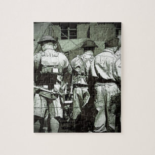 Dads Army on parade Jigsaw Puzzle