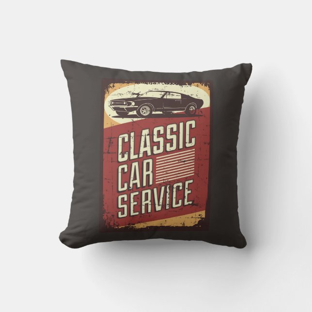 Dads Auto Car Service  Cushion (Front)