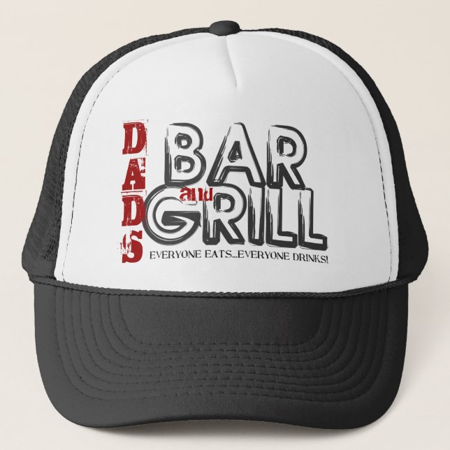 Dad's Bar and Grill Trucker Hat (Front)