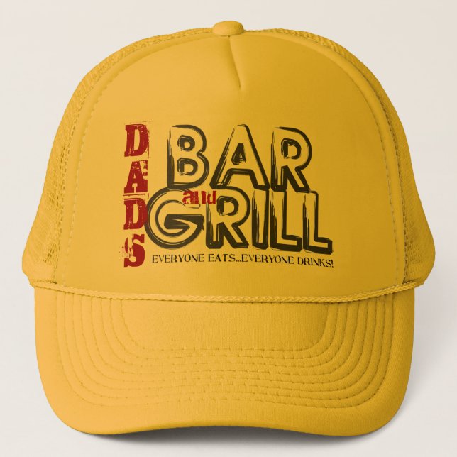Dad's Bar and Grill Trucker Hat (Front)
