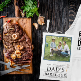 Dad's Barbeque Father's Day BBQ Photo Towel