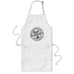 Dad's Barbeque   Man, Myth, Legend Long Apron
