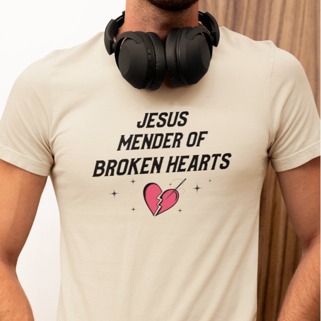 Dad's Bible Study Long Apron (Jesus, the mender of all our broken hearts. Blessed are the poor in spirit for theirs is the kingdom)