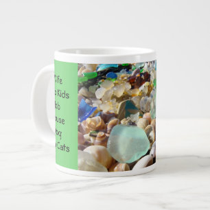 Dad's Big Coffe Mug Wife Kids Job House Dog Cats