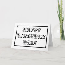 Dad's Birthday, Kids Colour In Letters