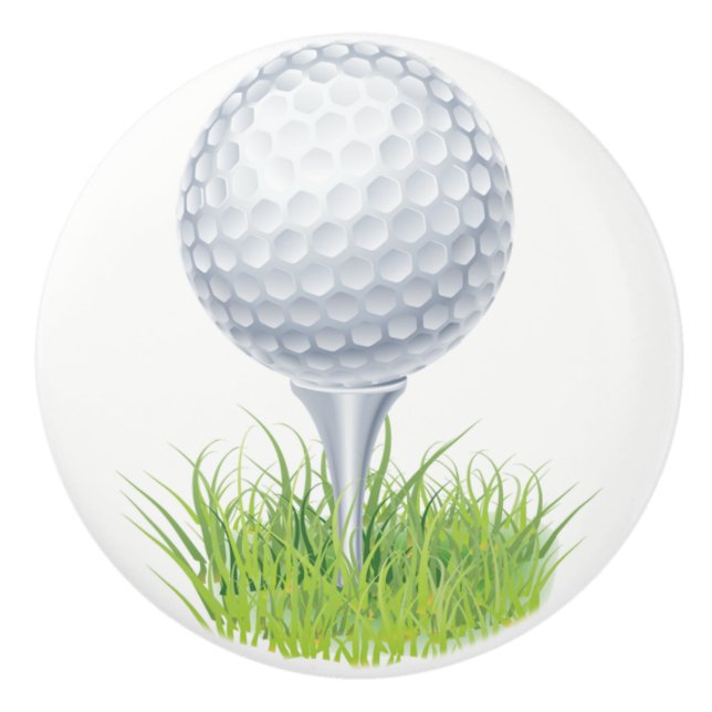 Dads Cave Room Ceramic Knob (Front)