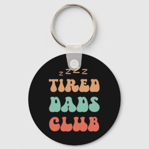 Dads Club Car Race Track On Dad Daddy Fathers Day Key Ring