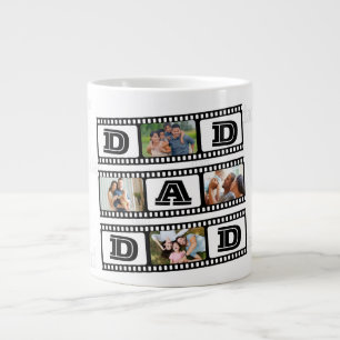 Dad's Coffee Mug Personalised with 4 photographs!