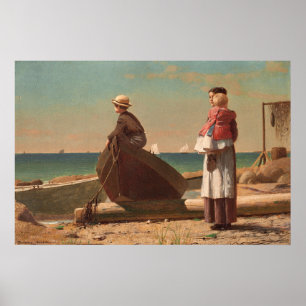 Dad's Coming! - Winslow Homer Fine Art Poster