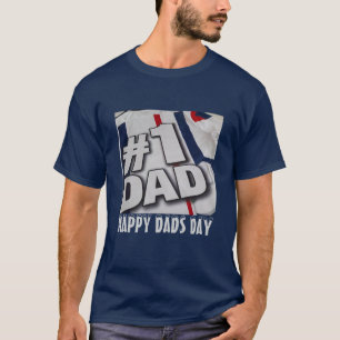 DADS DAY I NUMBER 1 DAD SOCCER Custom T-Shirt