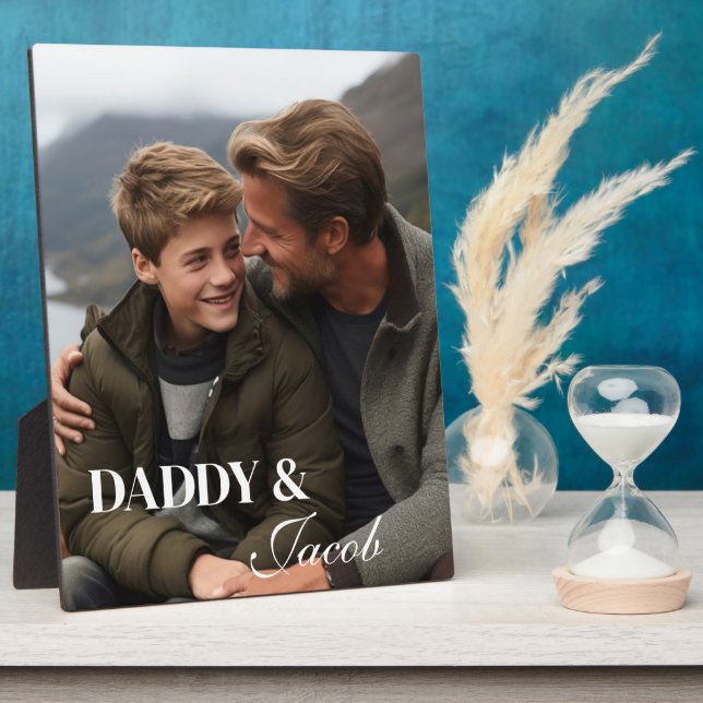 Dad's Day Plaque (Side)