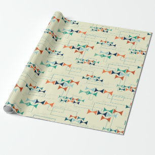 Dad's Den Lampshade (blue) Wrapping Paper