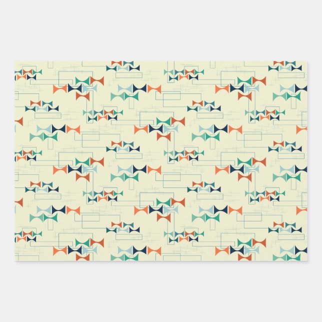 Dad's Den Lampshade Wrapping Paper Sheet (Front)