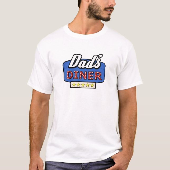 Dad's Diner - Funny Chef's Shirt (Front)