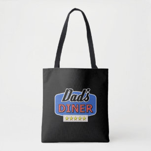 Dad's Diner Sign - Gift for Dad Tote Bag