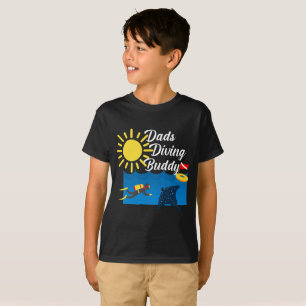 Dads Diving Buddy Design - Kids' Basic T-Shirt