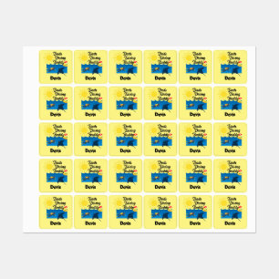 Dads Diving Buddy Design - Small Square Clothing L