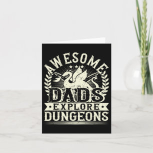 Dads Explore...dad Fathers Day Papa Daddy  Card